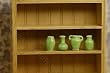 Set of 4 Miniature Apple Green Porcelaine Vases