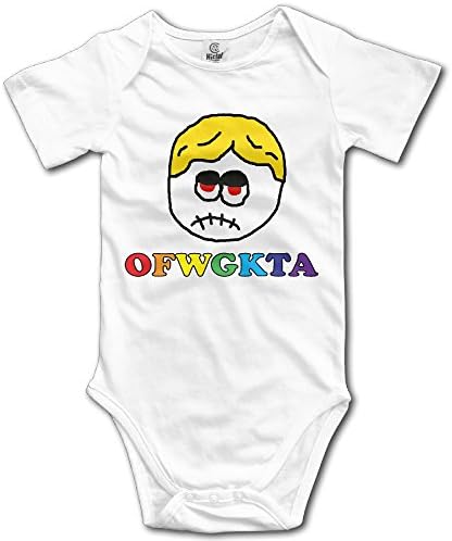 Off Wang Futurre Cat Golf 100% Cotton Infant Funny Go Short Sleeve Baby Climb Jumpsuit Jumpsuit White