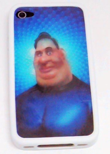 3D change face man cartoon cover case for IPHON4 for Halloween