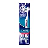 Oral-B Pulsar 3D White Advanced Vivid Toothbrush Soft 35 Vibrating Bristles, Color may Vary, (Pack of 3)