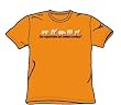 Animal Crackers - Adult Orange S/S T-Shirt For Men