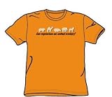 Animal Crackers - Adult Orange S/S T-Shirt For Men