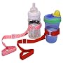 SippiGrip Toddler Cup/Bottle/Toy Straps 2-pk. - Pink/ Red