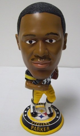 Willie Parker Pittsburgh Steelers NFL Big Head Bobblehead