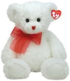 Hollibear - White Bear with Red Ribbon (Large)