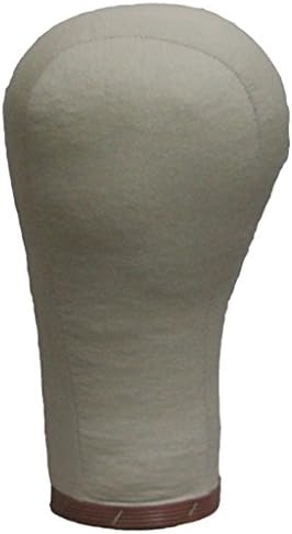 Wig Mall Canvas Cork Model Head with High Neck Fixing Wigs / Hats Block Stand 20" Head Size