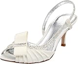 Bourne Women's Jasmine Sandal,Ivory,40 EU/9 M US