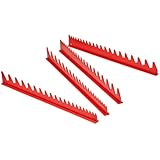 ERNST 6014M RED 40 WRENCH RAIL Magnetic (bottom) Rail Organizer