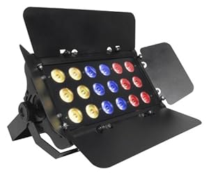 Chauvet Lighting SlimBANKTRI-18 Tri-Color LED Wash with Barn Doors