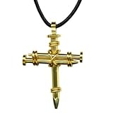 Forgiven Jewelry - Nail Cross in Gold Finish Stainless Steel Finish