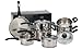 Ethos Hells Kitchen II Vega Pan Set Stainless Steel in HK Gift Box (8 Pieces)