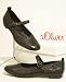s.Oliver Damen Leder Ballerina schwarz