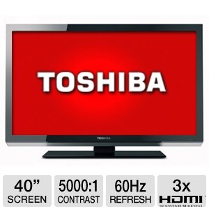 Toshiba 40SL412U 40-Inch 1080p 60 Hz LED-LCD HDTV, Black