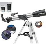 Meade NGC-70TC Self Guided Altazimuth Refractor Telescope - Silver (20220) by Meade