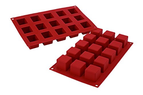 Silikomart SF105/C Silicone Classic Collection Mold Shapes, Cube, Small