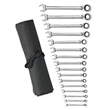UPC 082171960215 product image for GearWrench 9602R 16 Piece Reversible Combination Ratcheting Wrench Set Metric -  | upcitemdb.com