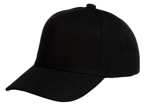 BRAND NEW 2016 Velcro Plain Baseball Cap | Unisex Hat For Men & Women | Adjustable Structured For Max Comfort By Quality Merchandise