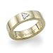 18k Yellow Gold Trillion Diamond Combination Ring (1/5 ct, H-I Color, SI1-SI2 Clarity)