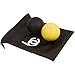 #1 Premium Massage Lacrosse Balls - Myofascial, Deep Tissue, Trigger Point, Wod's - Set of Two Balls - Free Travel Bag Included - 1 Yellow & 1 Black Ball - Lifetime Guarantee - Relieve Chest, Back, and Foot Pain - Relax Those Muscle Knots Now!