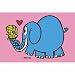 Elephant and Peanut Gallery Wrapped Canvas - 16x20