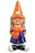 Clemson Tigers Cheerleader Garden Gnome