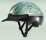 Troxel Spirit Mint Dreamscape Green Riding Helmet small