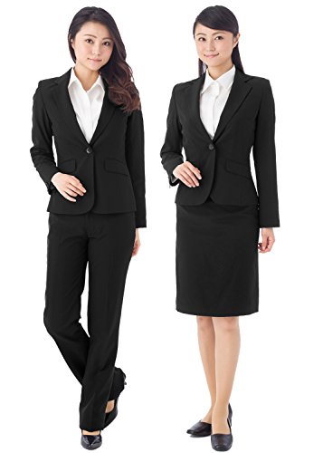 (アッドルージュ) AddRougeレディーススーツ ストレッチ 3点セット タイトスカート 美脚パンツ 通勤 オフィス ウォッシャブル 洗える[z-mg...