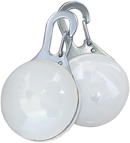 Huggabe - Be Spotted! LED Keychain Light - 2 Pack - White