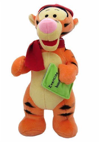 Childrens Toyshop  Toys : 13" Back to school Tigger soft toy