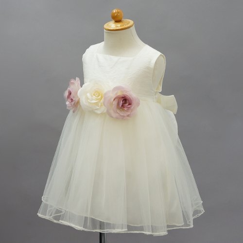 ベビードレス b135iv アイボリー结婚式 お诞生