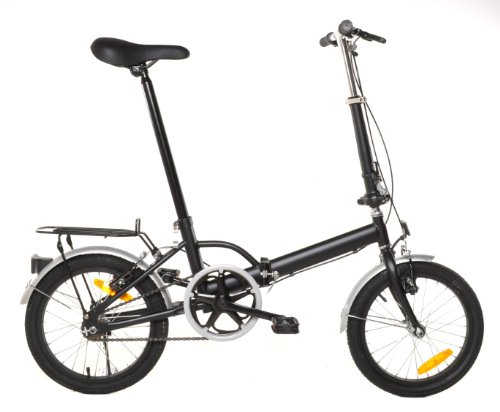 Omega Folding Bike Foldable Bicycle with Rack & Fenders