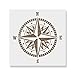 Compass Stencil Template - Reusable Stencil with Multiple Sizes Available