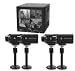 Q-See QM14QD4B 14-Inch Monitor w/Quad & 4 CCD Night Vision Cameras (Black & White)