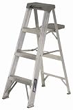 Louisville AS3004 Aluminum Stepladder 4-Foot, Duty Rating 300-Pounds