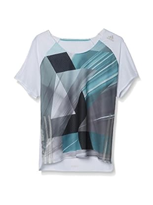 adidas Camiseta Manga Corta AZ S/S W (Blanco / Negro / Verde)