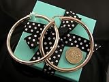 18K Gold Filled VERY LARGE Smooth Hoop Earrings BIG 2.75