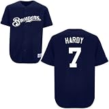 Milwaukee Brewers Replica J.J. Hardy Alternate Jersey