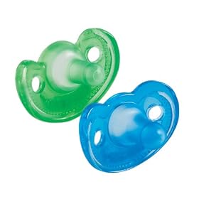 The First Years 2 Pack GumDrop Newborn Pacifier, Blue/GreenThe First Years 2 Pack GumDrop Newborn Pacifier