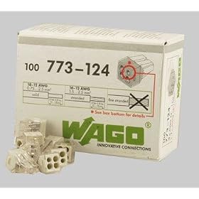 WAGO CORPORATION 5103806 PUSH WIRE CONNECTOR 4 CONDUCTOR