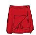 Sports : Lotto Hosenrock Universal Stretch W, Damen, rot