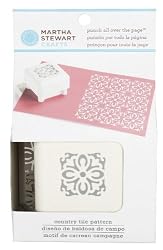 Martha Stewart Crafts All Over The Page Punch, Country Tile