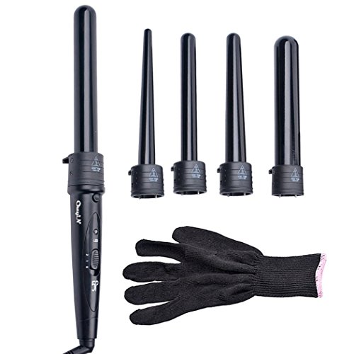 inkint 5 in 1 Hair Curling Iron Hair Styling Tools Kit for Hair Curling Worldwide-Voltage Hair Curler/ Curling Wand with 5 Different Curling Head Give You More Choices For Different Hair Styling inkint 5 in 1 Hair Curling Iron Hair Styling Tools Kit for Hair Curling Worldwide-Voltage Hair Curler/ Curling Wand with 5 Different Curling Head Give You More Choices For Different Hair Styling