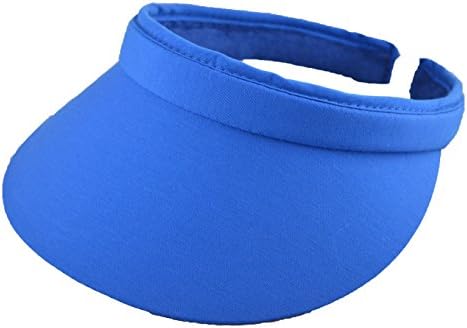 G Cotton Twill Clip-on Visor Royal Blue
