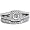 1.20CT Pave Halo Split Shank Diamond Ring Set 14K White Gold