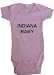 INDIANA BABY - State Series - White, Blue or Pink Onesie / Baby T-shirt