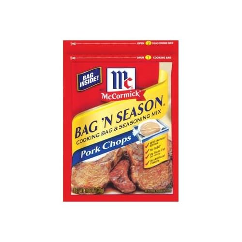 McCormick Bag N Season Pork Chops Cooking Bag & Seasoning Mix 1.06 oz