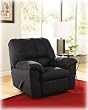 Sha-Shou Black Rocker Recliner By Ashley Furniture