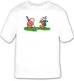 T-shirt with man, hunting, human, body, individuals, individual, persons, hedgehog, wildlife, humans, golf, people, gun, person, dog, hunter