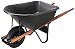 Outdoor Living : Ames True Temper 6 Cubic Foot Poly Tray Contractor Wheelbarrow With Flat Free Tire #CP6FF