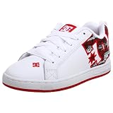 : DC Men's Court Graffik SE Sneaker,White/Red/Black,5 M